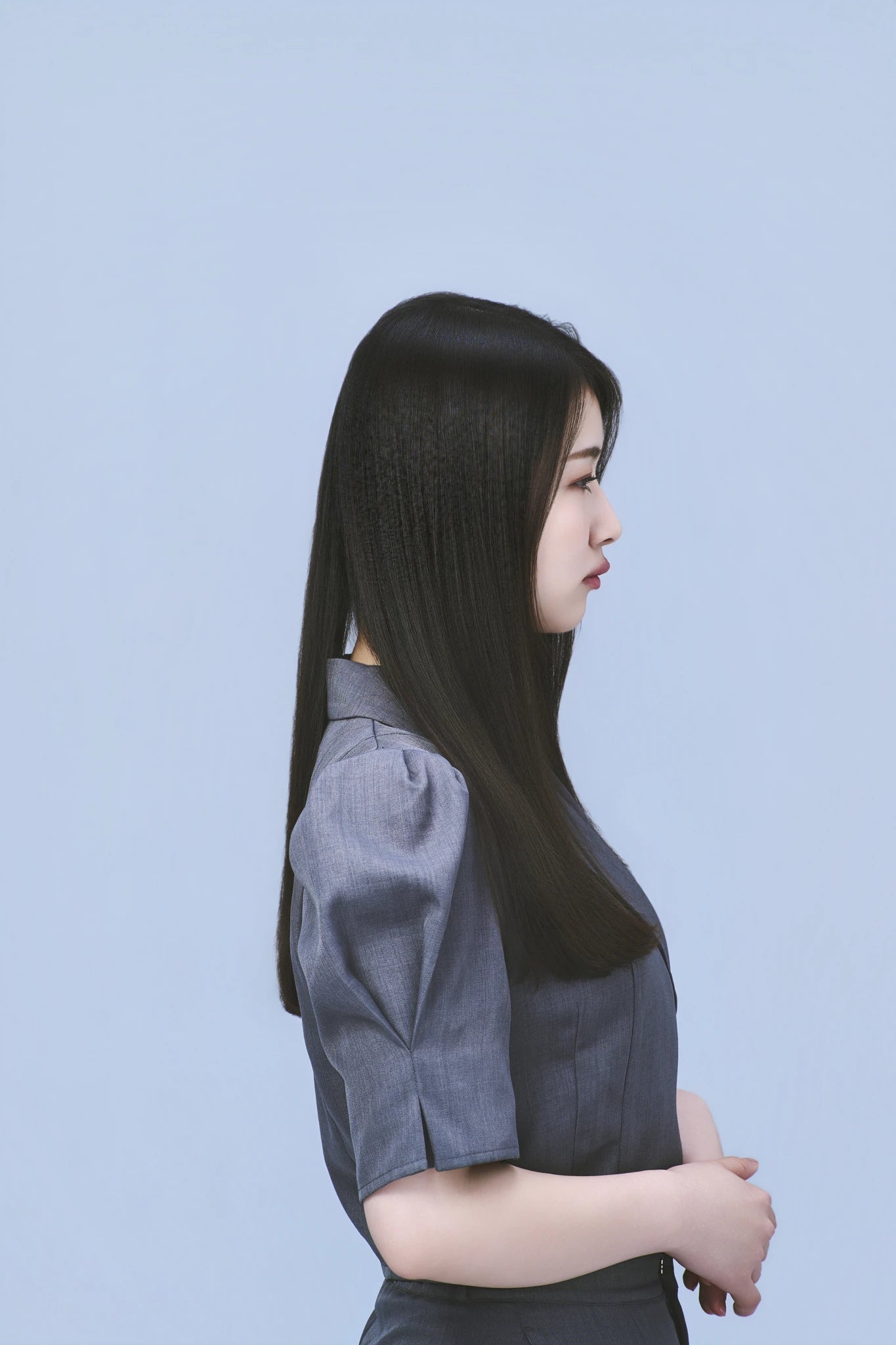 ロングストレート 横