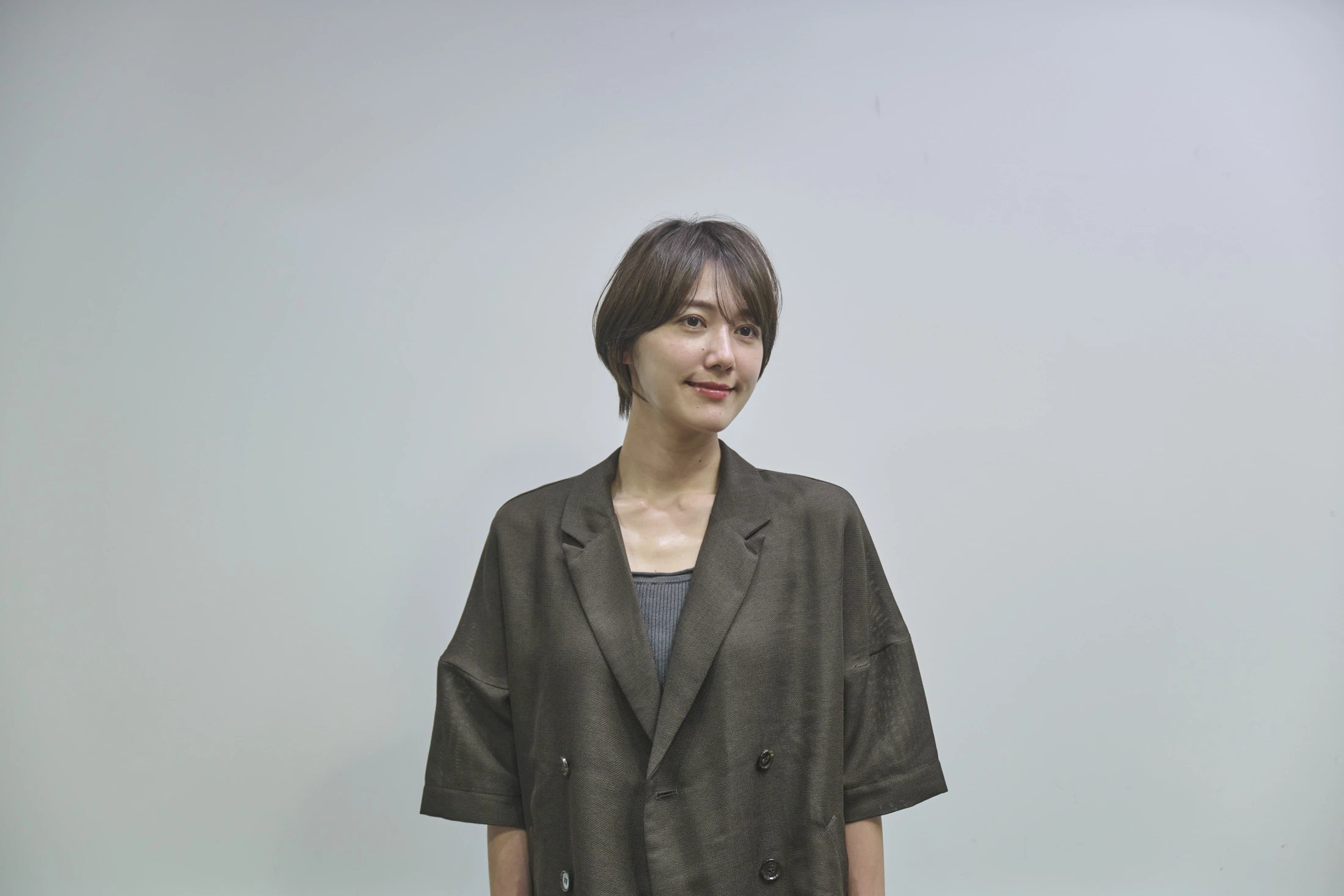 Memories表参道でのショートヘアの斜めからの仕上がり