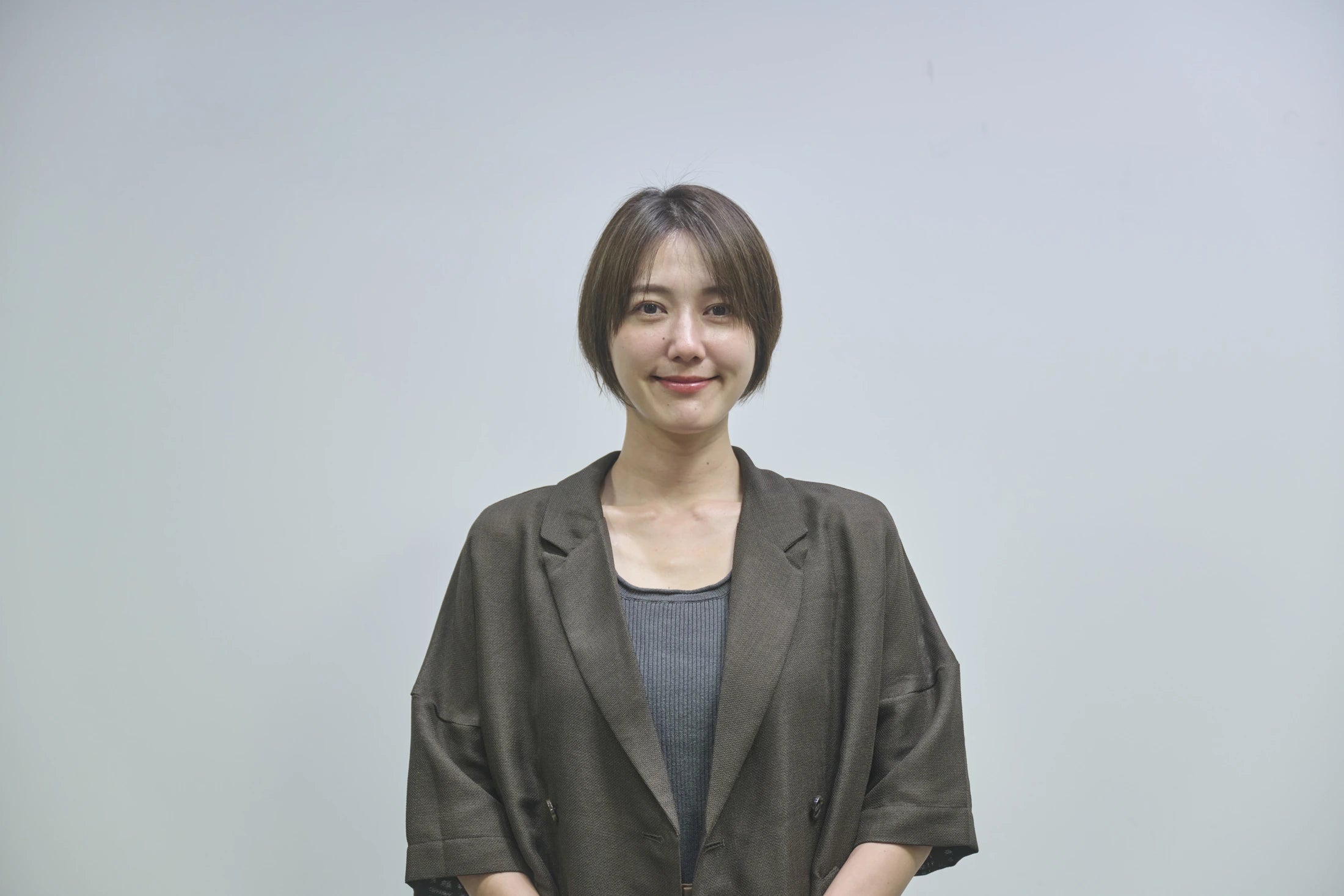 Memories表参道でのショートヘアの正面